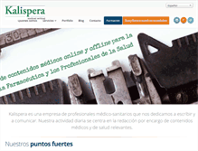 Tablet Screenshot of kalispera.net